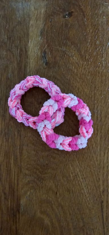 zacht armbandje roze 2x